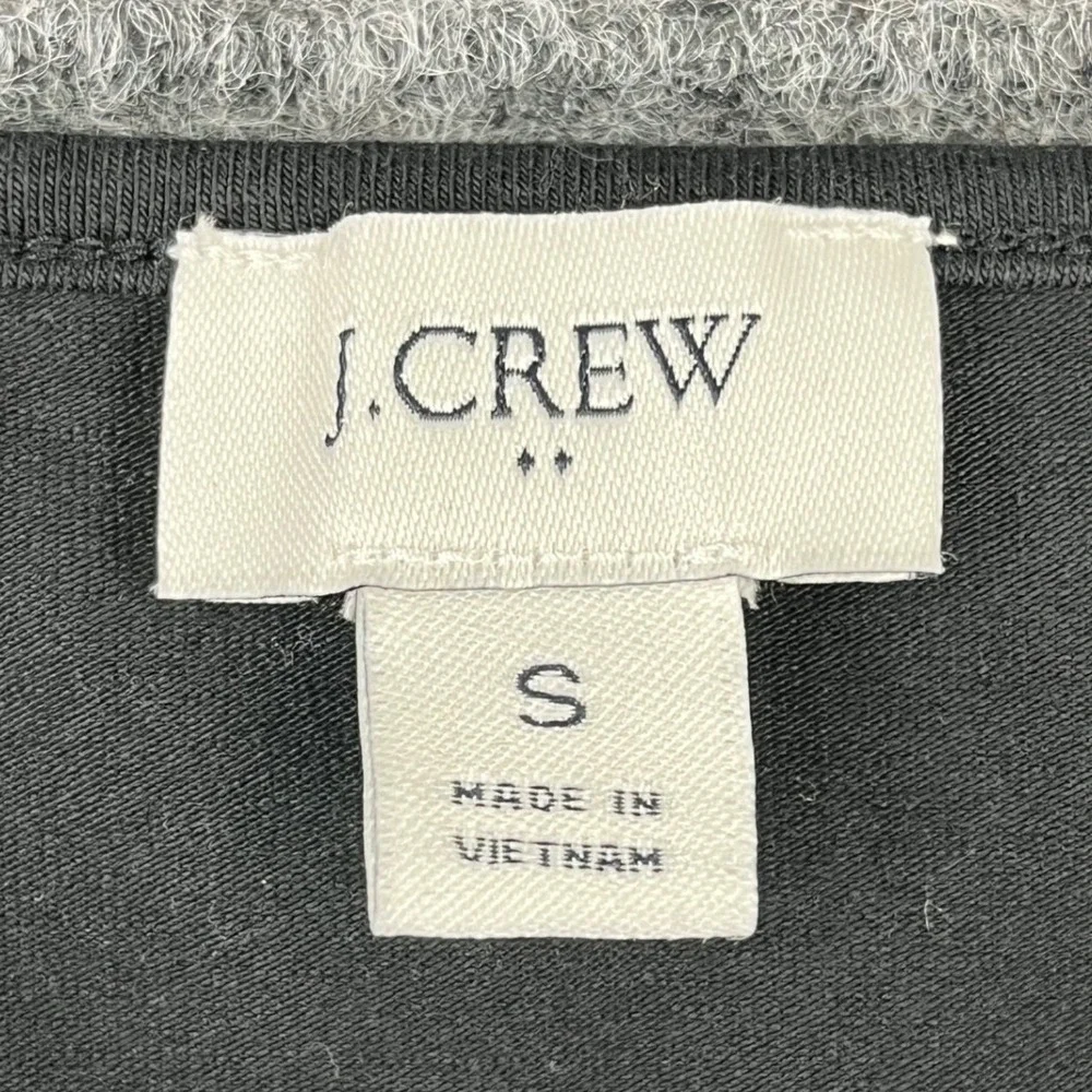 J.Crew Tank Top Womens S Black Slim Fit Cotton Blend Casual Everyday Essential